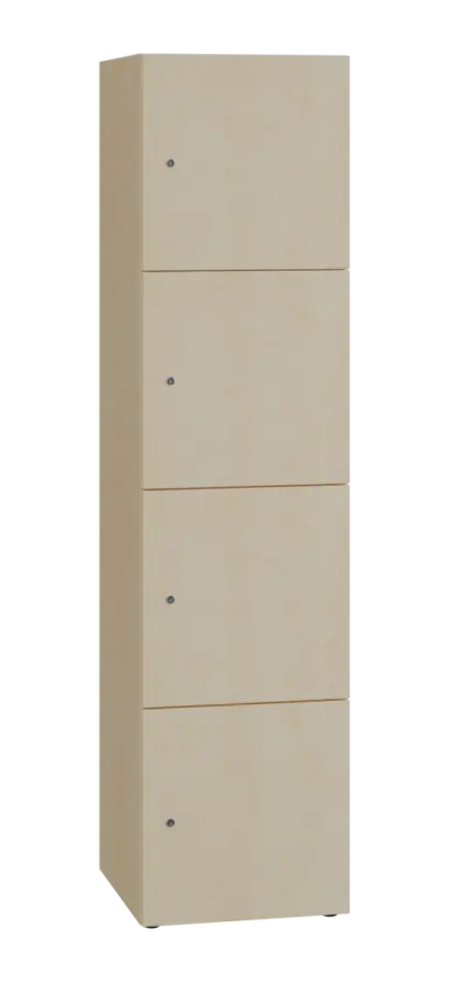 DOMINIT 44 úložná skříň 4-boxová, 1817x450x400 mm, bříza světlá